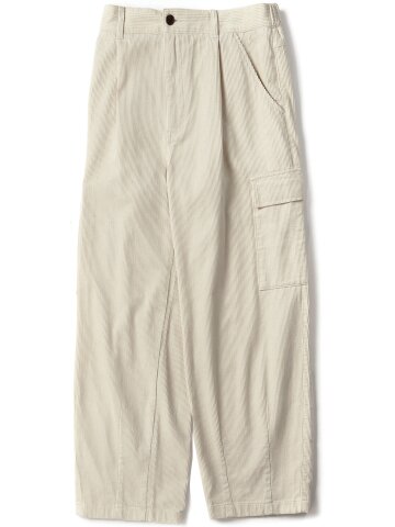Corduroy cargo pants Ivory