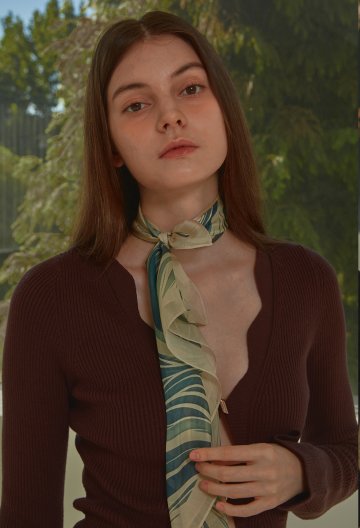 [기프트박스]_CRESELLE CHIFFON SILK SCARF_3COLOR