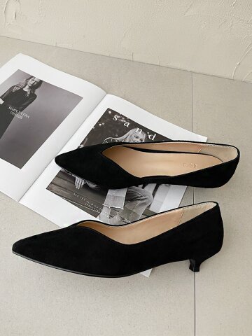브이 클래식 펌프스_Black 3cm OUD20114-1