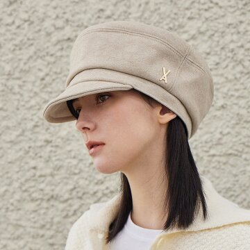 VA 스터드 벌룬 벨보이 캡 베이지