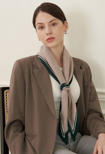 엘르 데이린 울캐시 머플러 SE44MD301