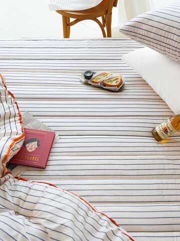 캔디샵 알러지케어 스트라이프 침대패드 4colors(SS/Q)