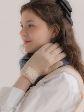 RENNY WOOL GLOVES [ OAT ] - RENNY 울 장갑 (G001OT)
