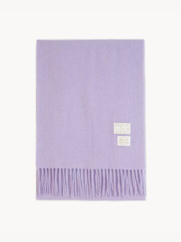 PREMIUM PURE WOOL 100 MUFFLER [ LILAC ] - 프리미엄 울 100 머플러 (M001LL)