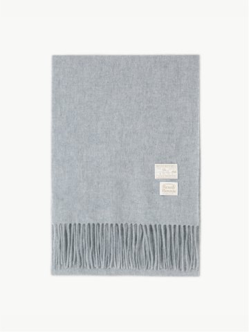 PREMIUM PURE WOOL 100 MUFFLER [ SEA SALT ] - 프리미엄 울 100 머플러 (M001SS)