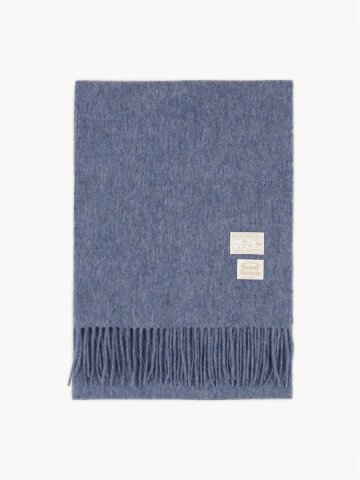 PREMIUM PURE WOOL 100 MUFFLER [ SERENITY BLUE ] - 프리미엄 울 100 머플러 (M001TB)