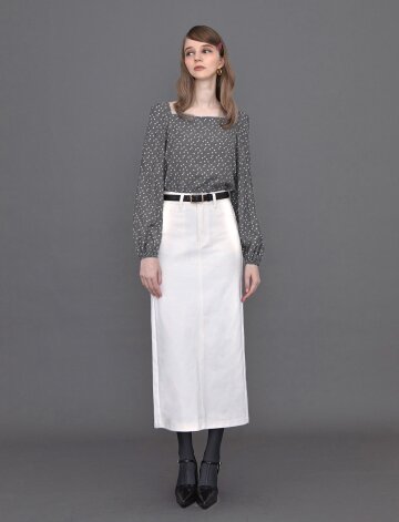 [페리 메라] 니나 스퀘어넥 블라우스