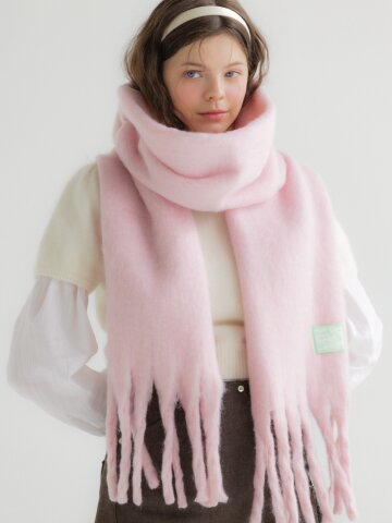 FAIRY COTTON MUFFLER [FAIRY PINK] - FAIRY 코튼 머플러 (M002FP)