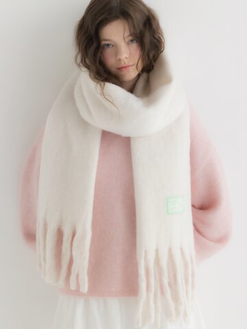 FAIRY COTTON MUFFLER [SNOW] - FAIRY 코튼 머플러 (M002SN)