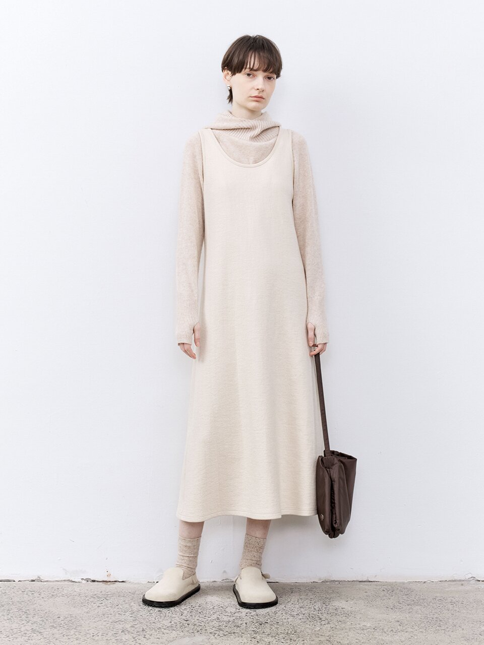 타지타 TG_Basic wool sleeveless dress_2color (TG_Basic wool sleeveless ...