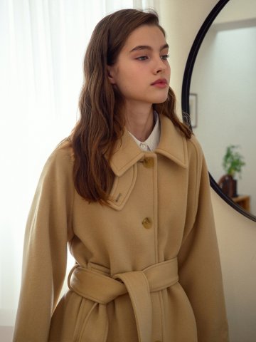 [LINE] 프리미엄 캐시미어 오버핏 싱글 롱 코트 (2c)