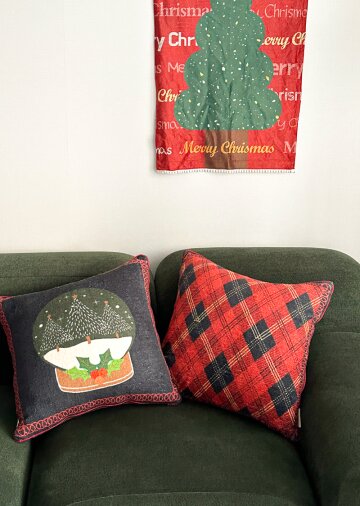 스노우볼 포그니 쿠션커버