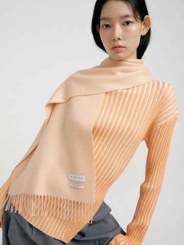 Royal Baby Alpaca Muffler - Apricot