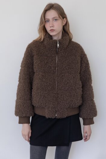 Boucle padding - Brown