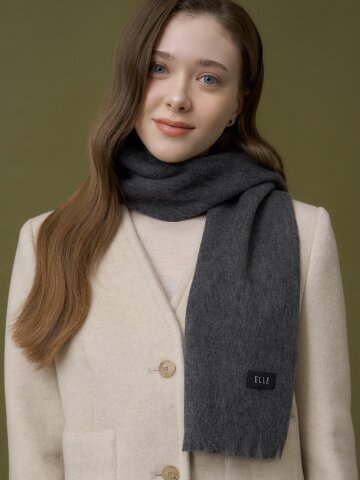 엘르 잇베이직 울캐시 롱 머플러 SE24MD303