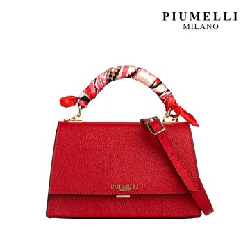 Piumelli Lavinia Mini Satchel 피우멜리 라비니아 미니 사첼 FW24L04 RED
