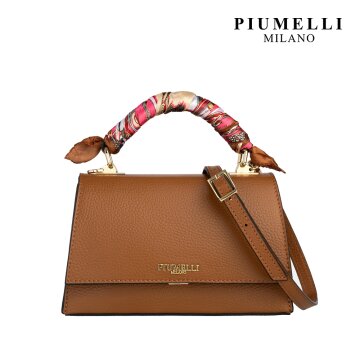 Piumelli Lavinia Mini Satchel 피우멜리 라비니아 미니 사첼 FW24L04 TOBACCO