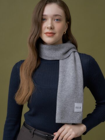 엘르 베일리 캐시미어 롱 머플러 SE44MC002