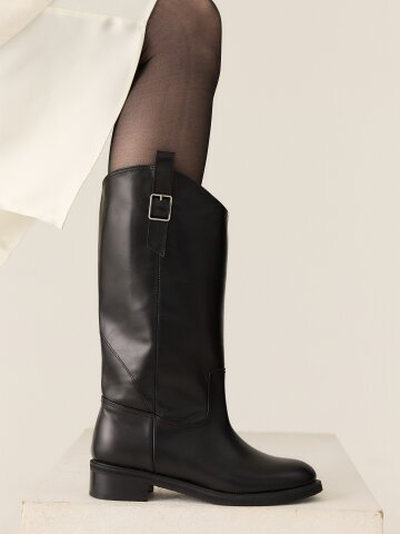 418C comfy western boots _3cm