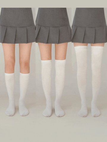 3기장 쫀쫀 압박 니삭스 반스타킹  3color