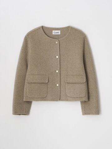 [코엣] 핸드메이드 울 자켓_베이지