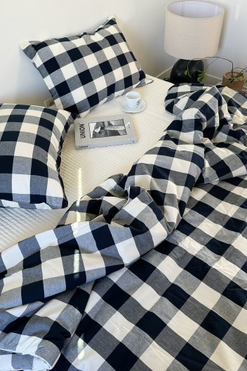 제니 체크 사계절 차렵이불 단품