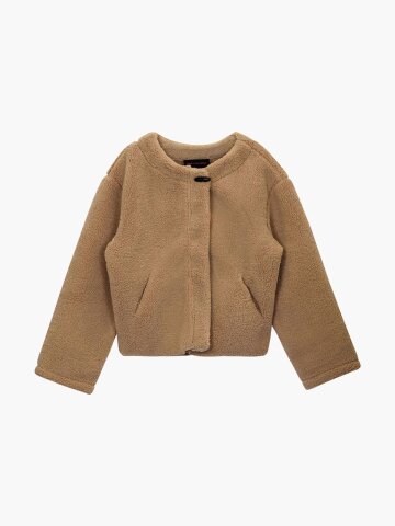 FUZZY DUMBLE JACKET_BEIGE