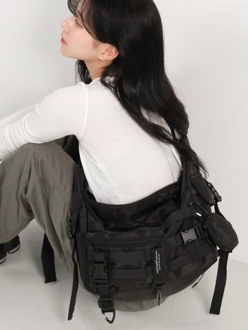 [3종세트] 캐주얼 멀티 포켓 보부상 백