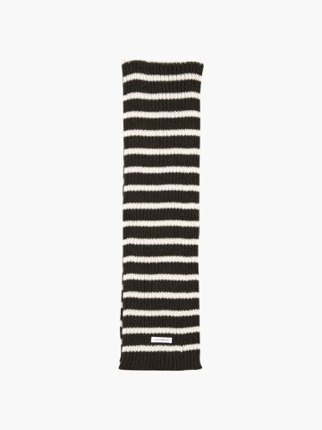 SNUGGY STRIPE MUFFLER_KHAKI