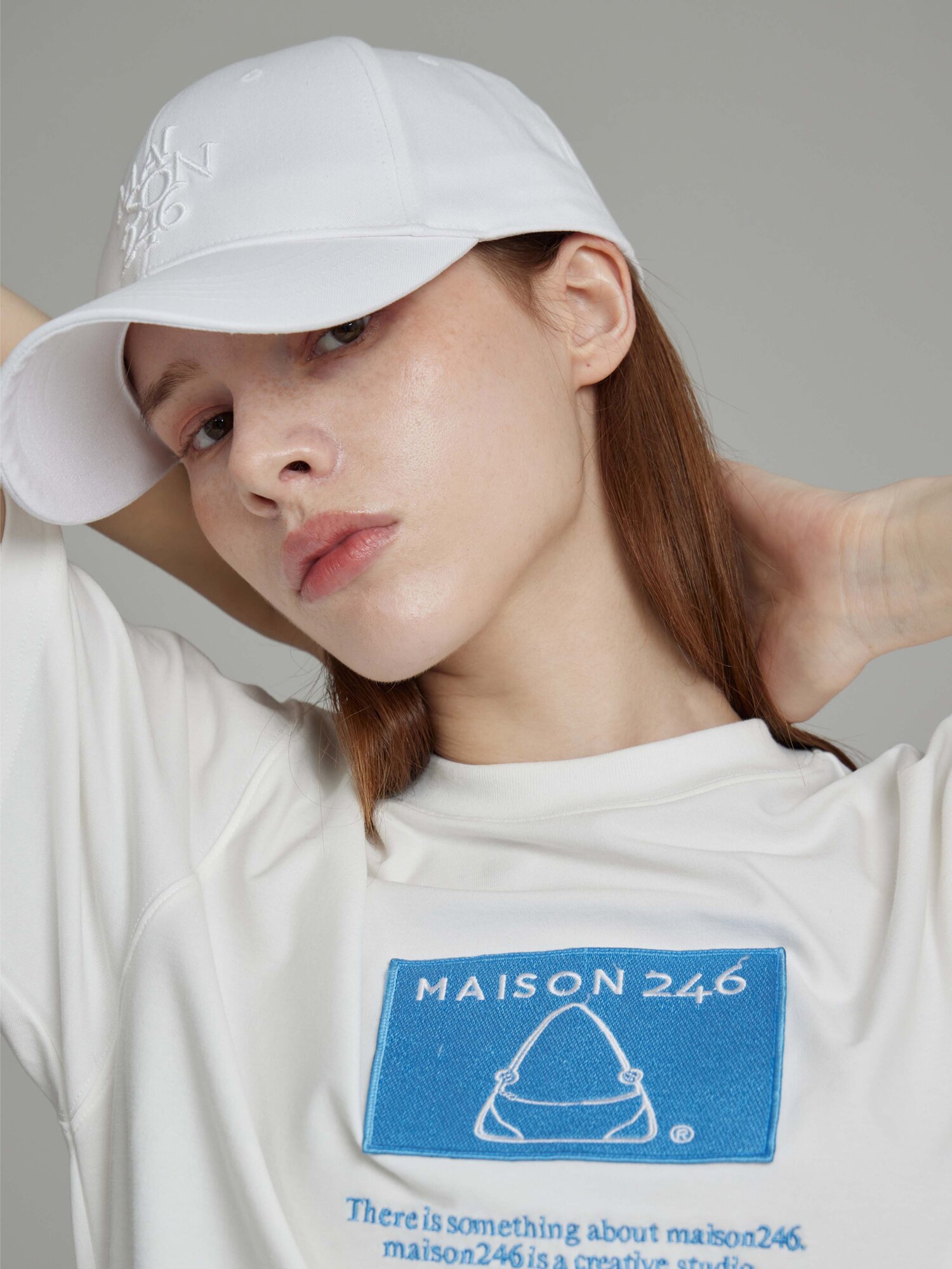 WOMEN SIGNITURE BIGLOGO OVERFIT BALLCAP