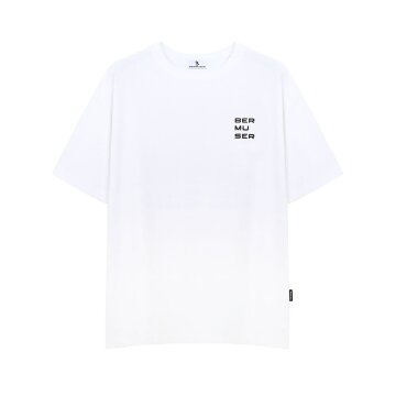 잉크 프린팅 오버핏 반팔티 WH