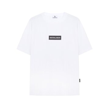 와펜 레터링 자수 오버핏 반팔티 WH