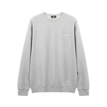 레터링 자수 오버핏 쭈리 맨투맨 GR