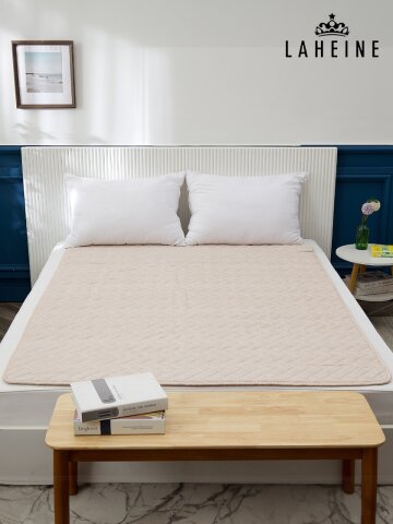 라헨느 오트밀 탄소열선 카본매트 워셔블 양면 전기요 싱글/더블