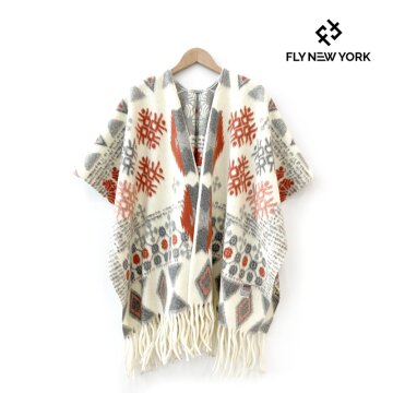 FLY NEW YORK 플라이뉴욕 프로즌 캐시미어 숄 NYME510 IVORY