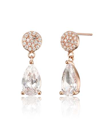14K GF 물방울 큐빅드롭 귀걸이 ELGPEE566