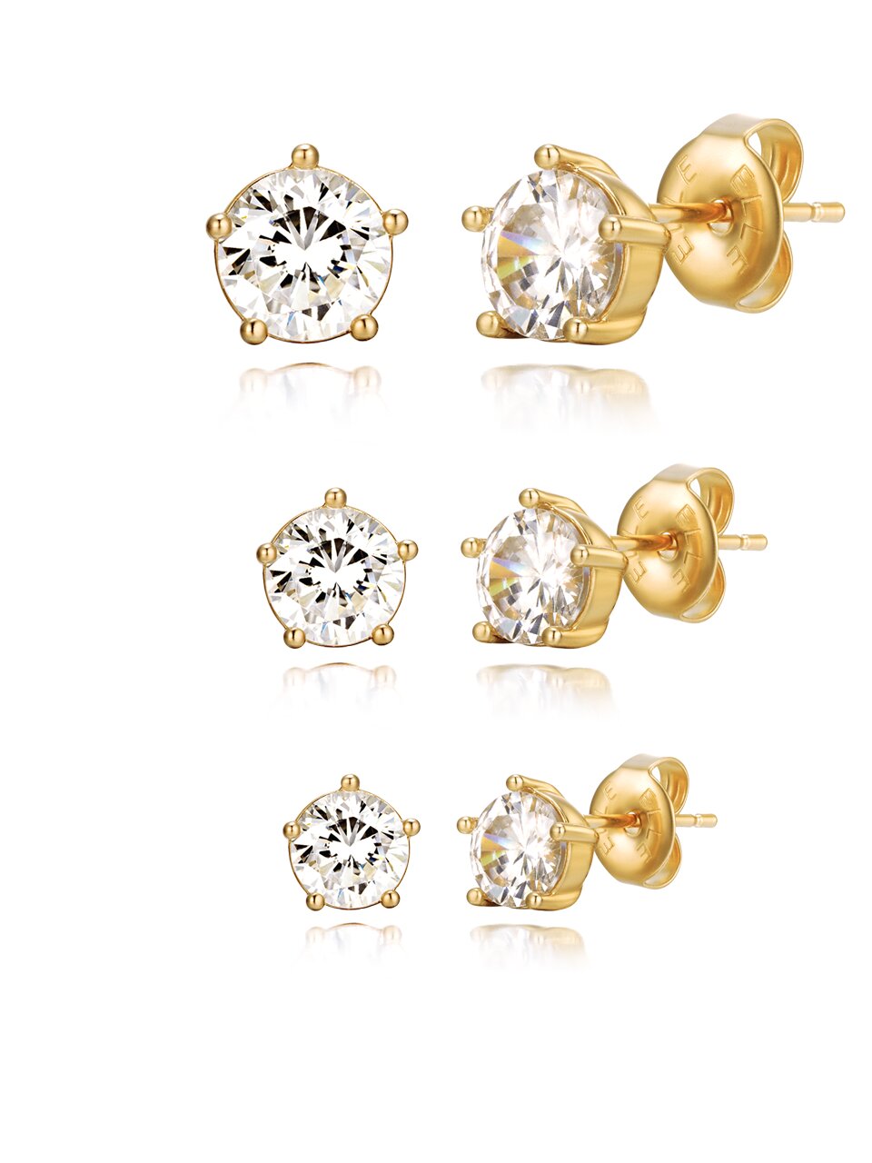 14K GF 포인트 귀걸이 ELGPEE361
