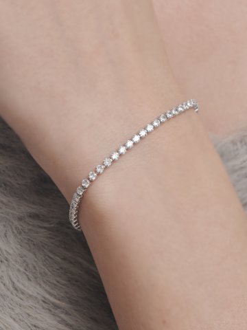 샤인 스퀘어 테니스 팔찌 ELBRBB097