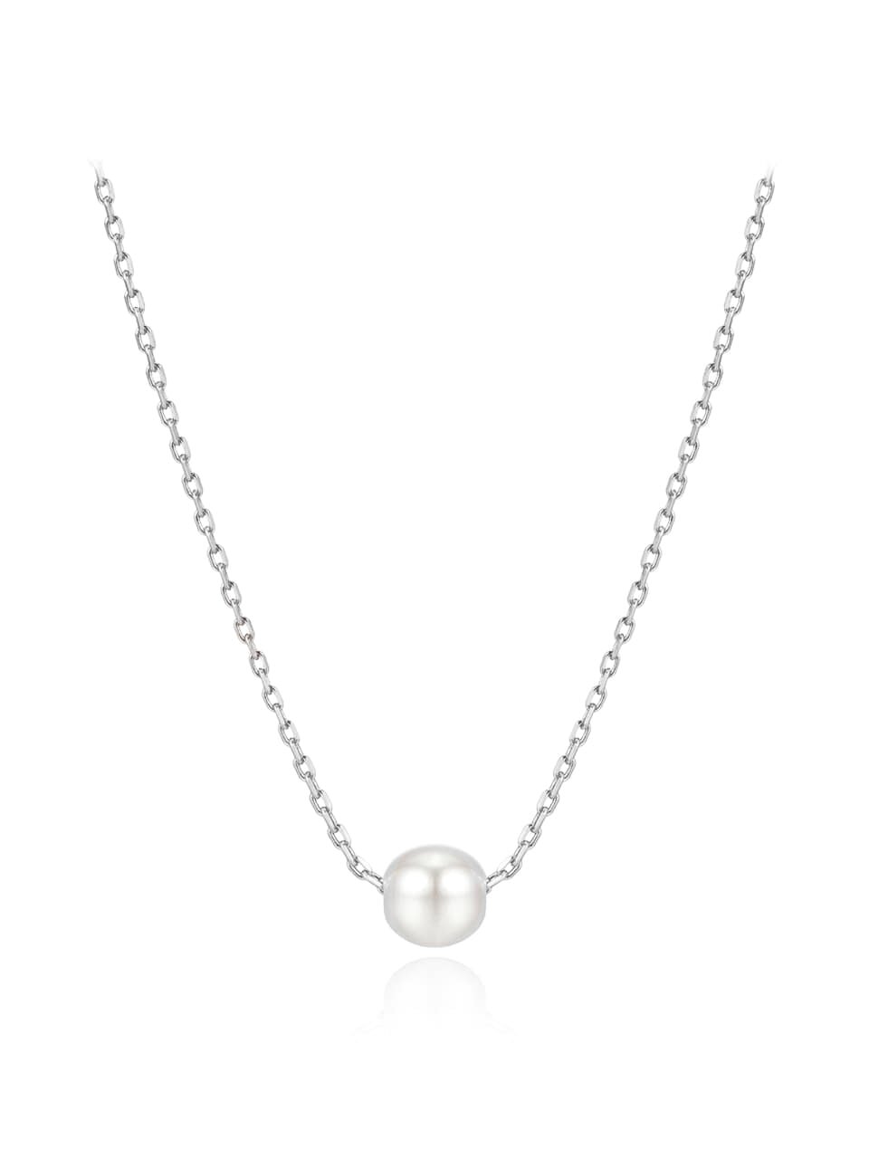 6mm 베이직 진주 목걸이 ELBRNN197
