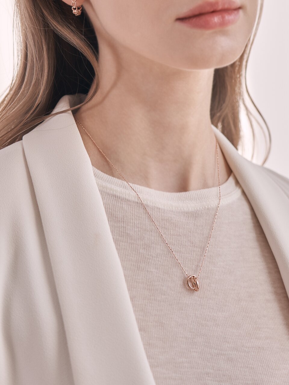 트리플 링 목걸이 ELBRNN189