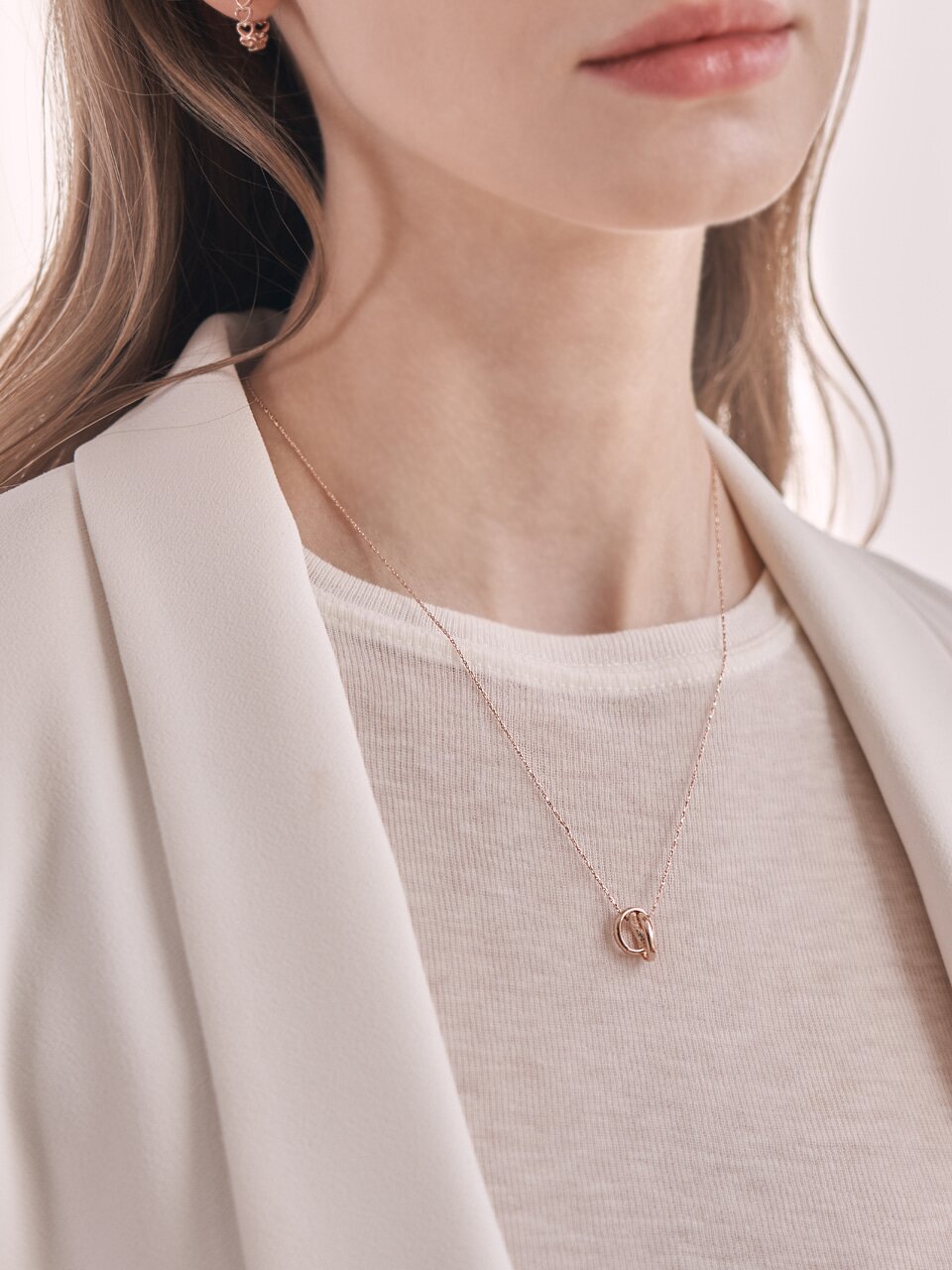 트리플 링 목걸이 ELBRNN189