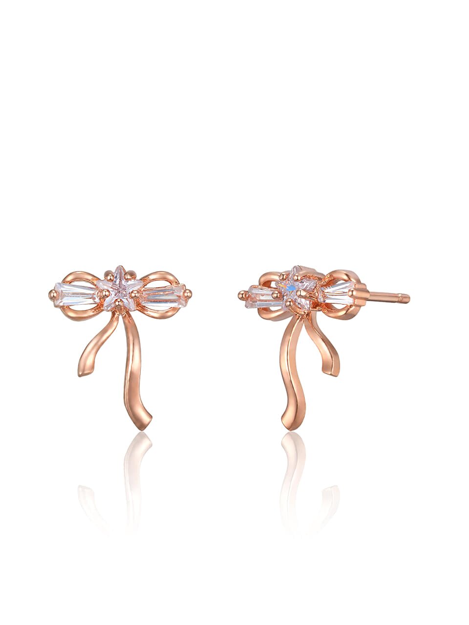 14K GF 리본 매듭 귀걸이 C24EGF215
