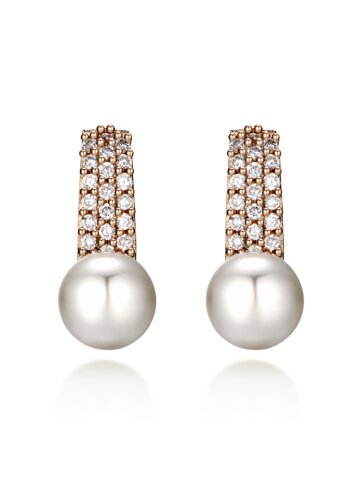 실버 볼드 진주 귀걸이 C24EB200