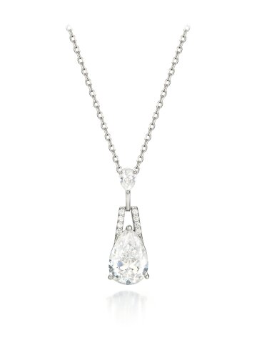 볼드 큐빅 포인트 목걸이 GISVNN025