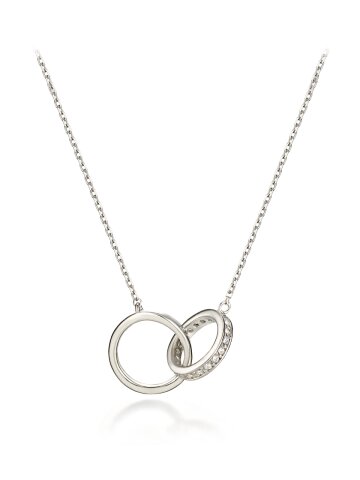 투 링 화이트 목걸이 GISVNN014