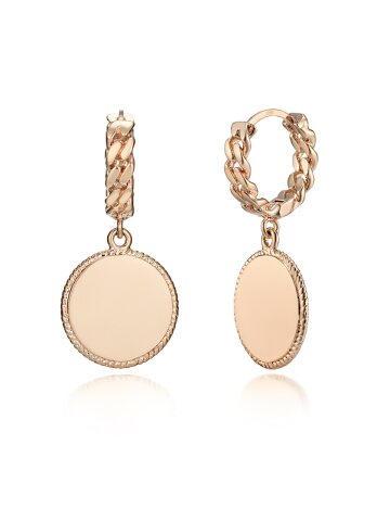 18K 코인 원터치 귀걸이 (gold pin) GI8KPEE011