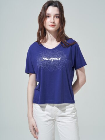 [SHOWPIECE] V넥 반팔 티셔츠_VI