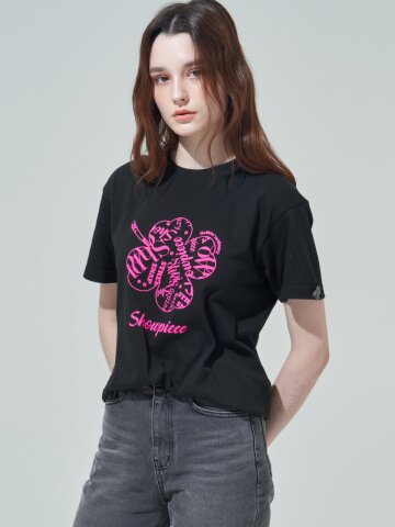 [SHOWPIECE] 시그니처 아트워크 반팔 티셔츠_BK