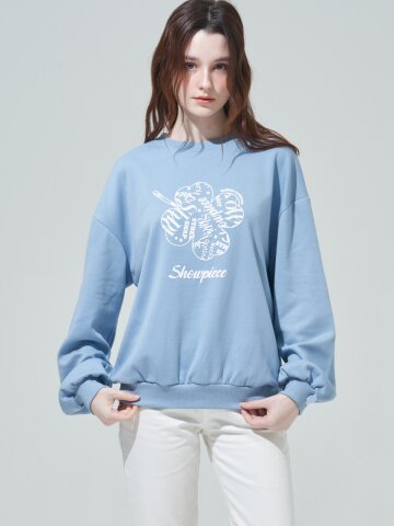 [SHOWPIECE] 벌룬슬리브 오버핏 스웻셔츠_SB