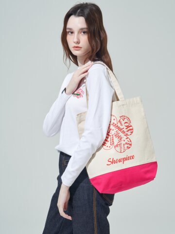 [SHOWPIECE] 캔버스 에코백 미디움_PK